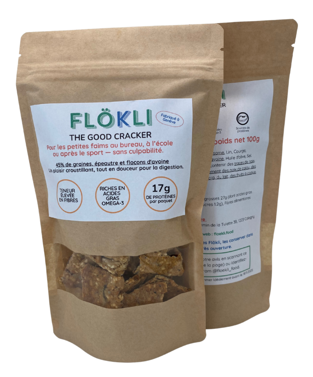 FLÖKLI - Crackers aux Graines - 100g