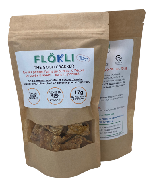 FLÖKLI - Crackers aux Graines - 100g